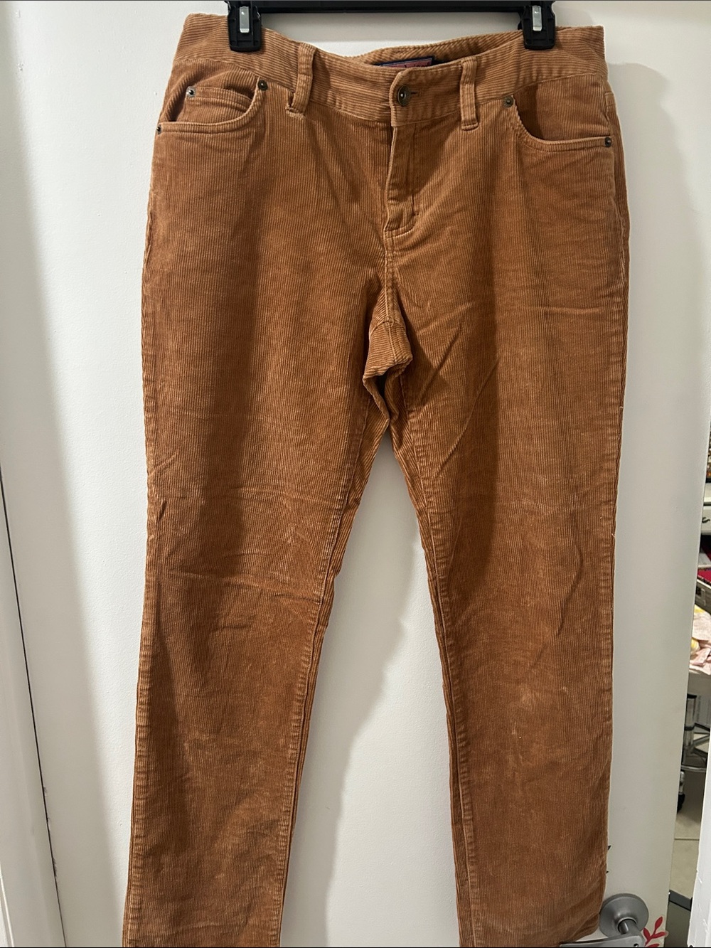 Vineyard Vines Women's Straight-Leg Corduroy Pants - Camel - Picture 2 of 7